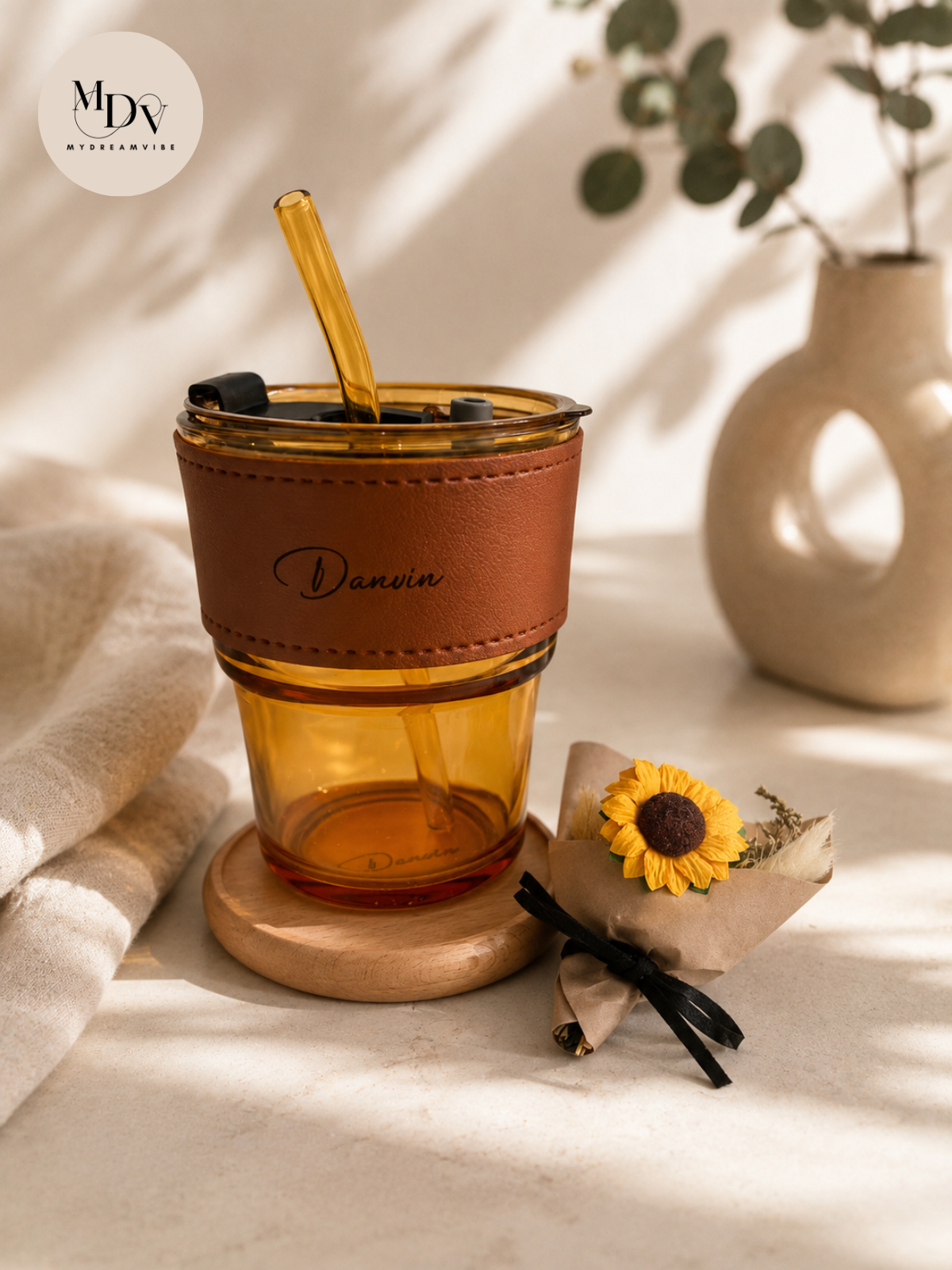 Sip in Style — Engraved Coaster & Personalised Tumbler Gift Set