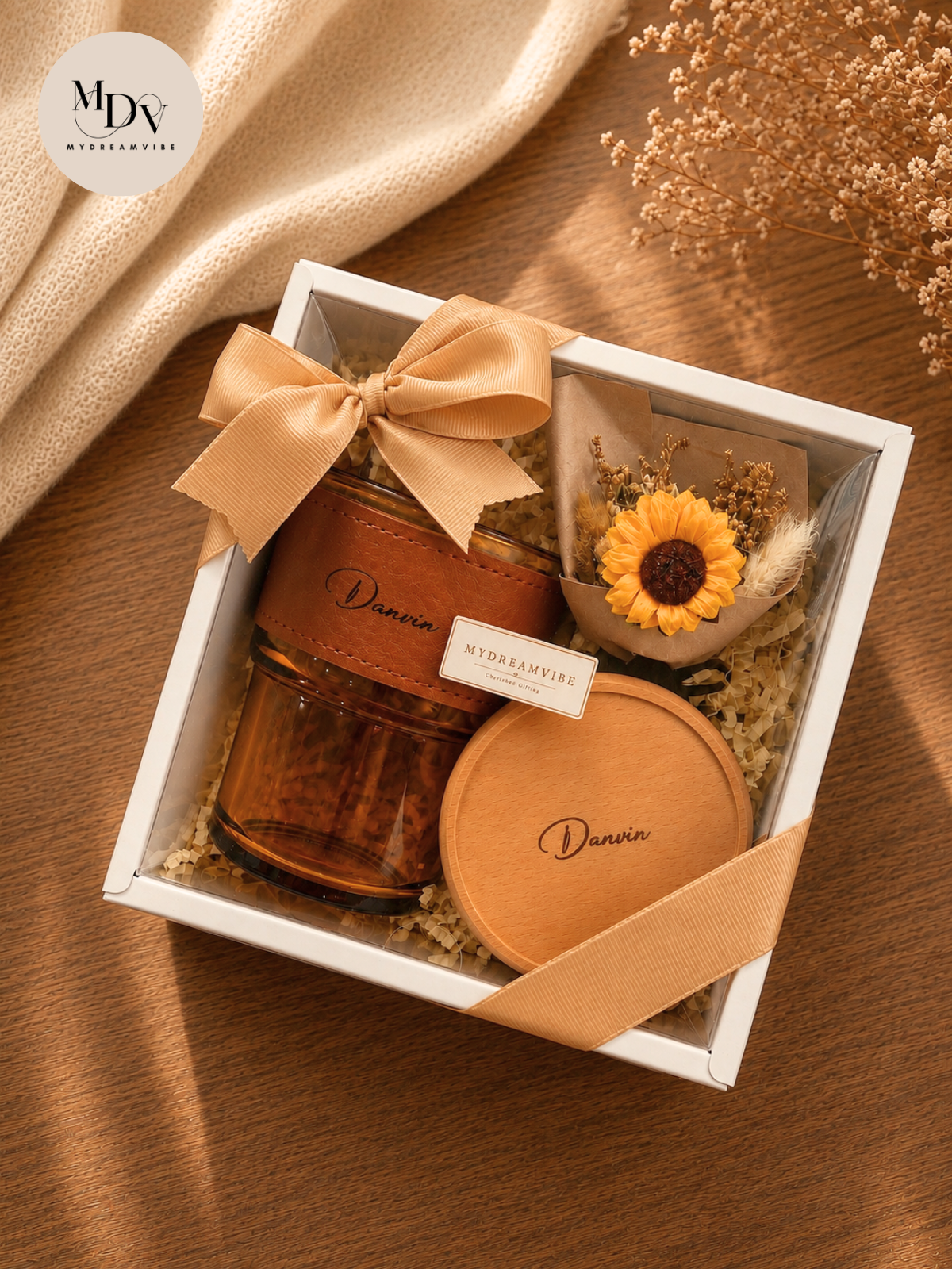 Sip in Style — Engraved Coaster & Personalised Tumbler Gift Set