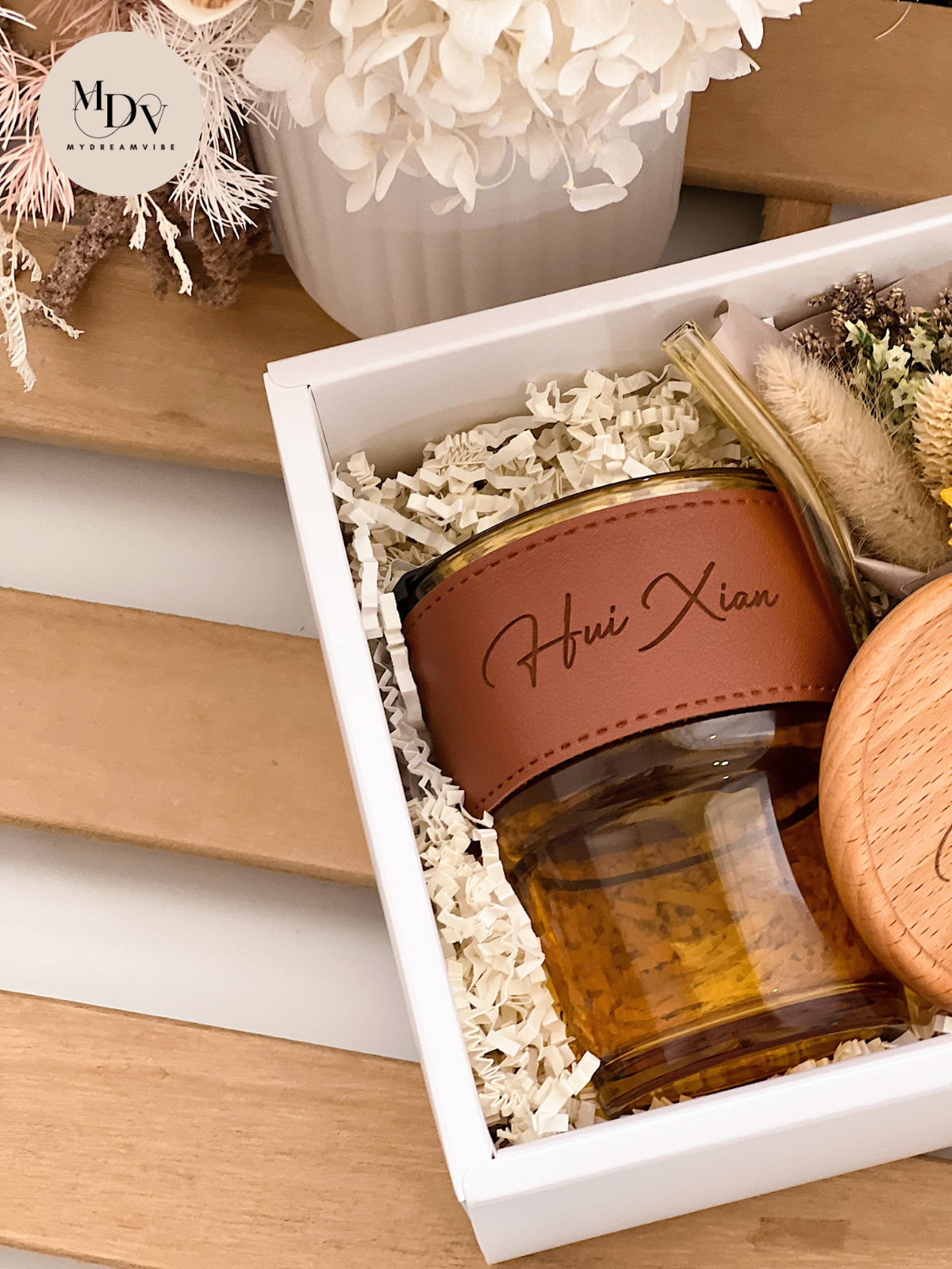 Sip in Style - Personalised Tumbler & Wooden Coaster Gift Set