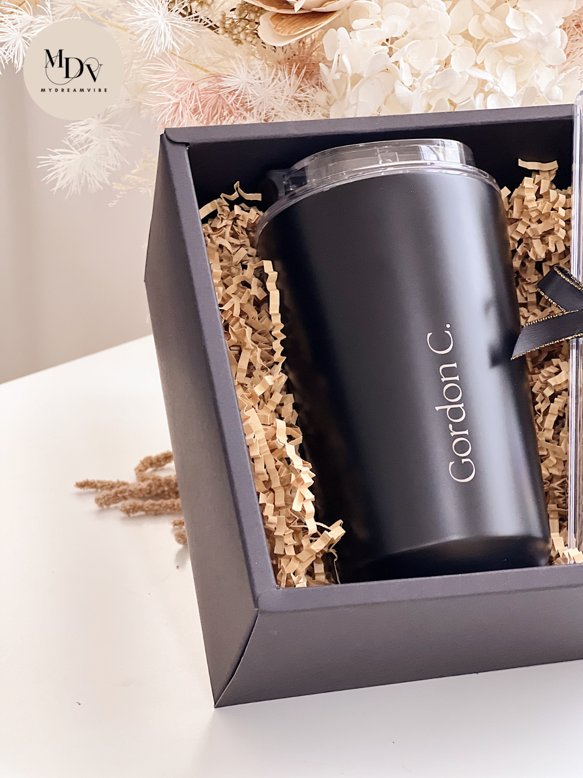 The Signature Duo – Engraved Tumbler & Pen Set
