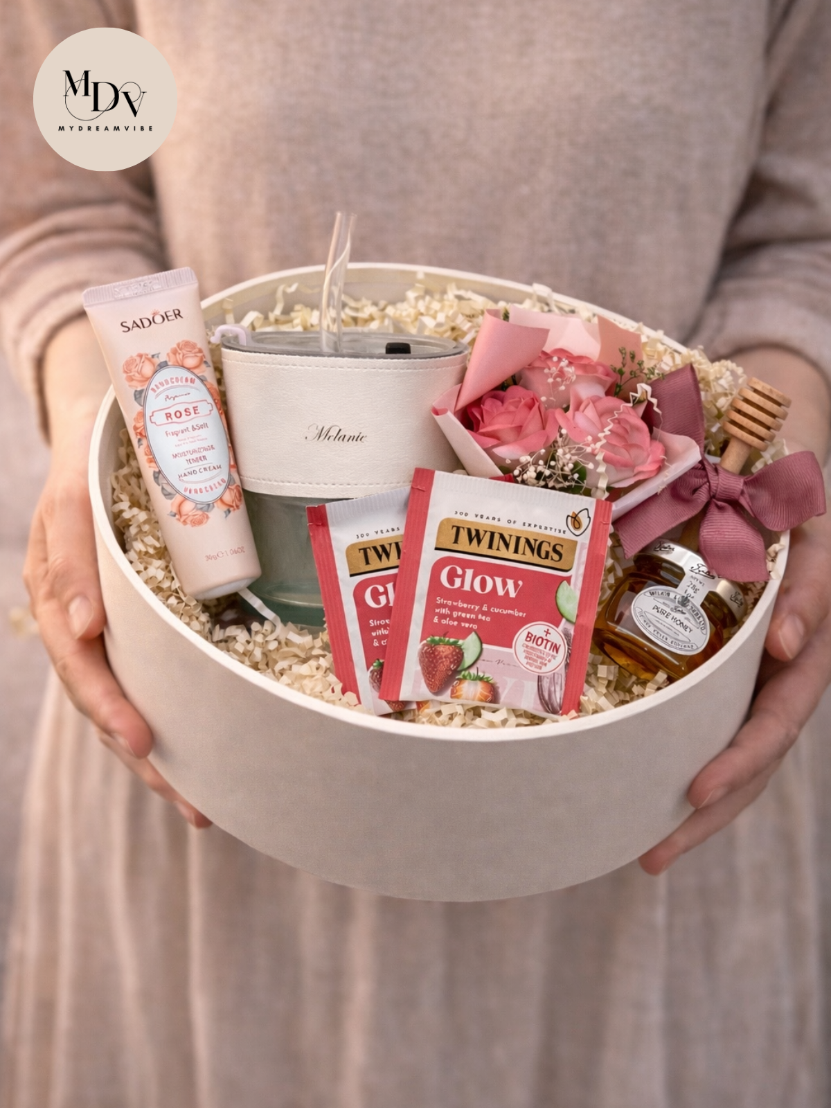 The Signature Glow & Bloom Luxe Set | Personalized Wellness Gift - Happy Mother's Day