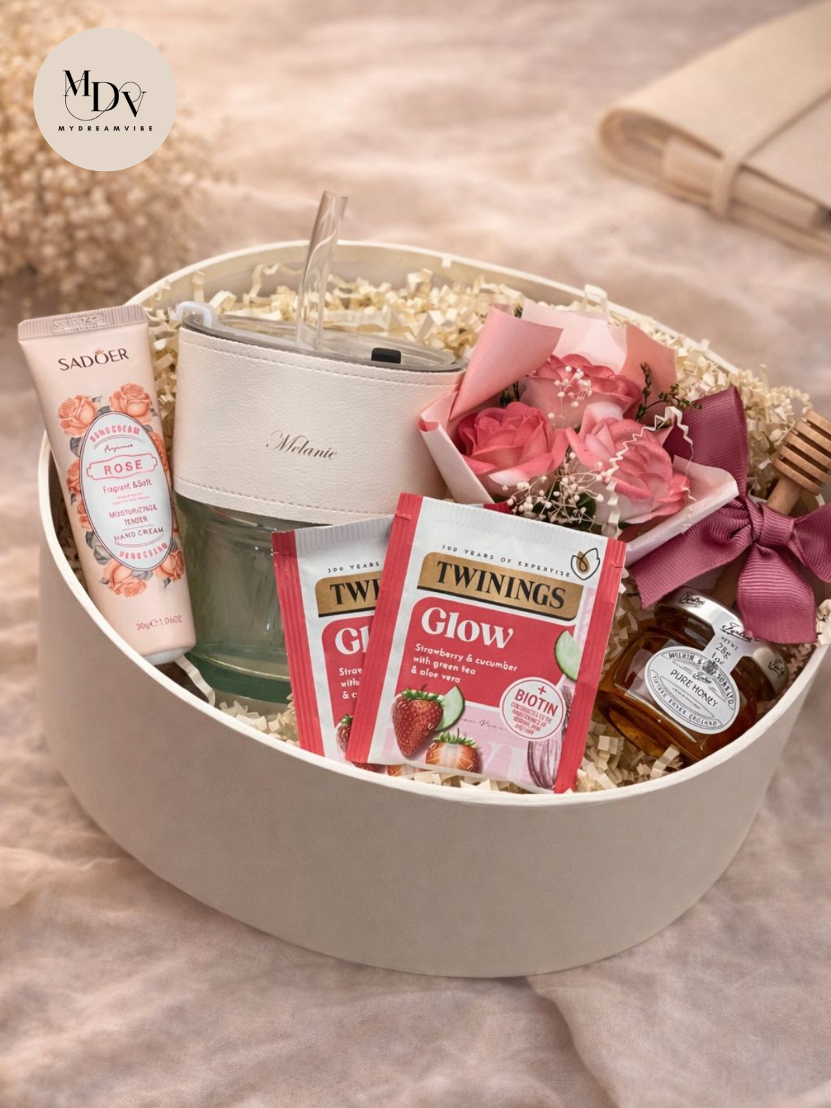 The Signature Glow & Bloom Luxe Set | Personalized Wellness Gift - Happy Mother's Day