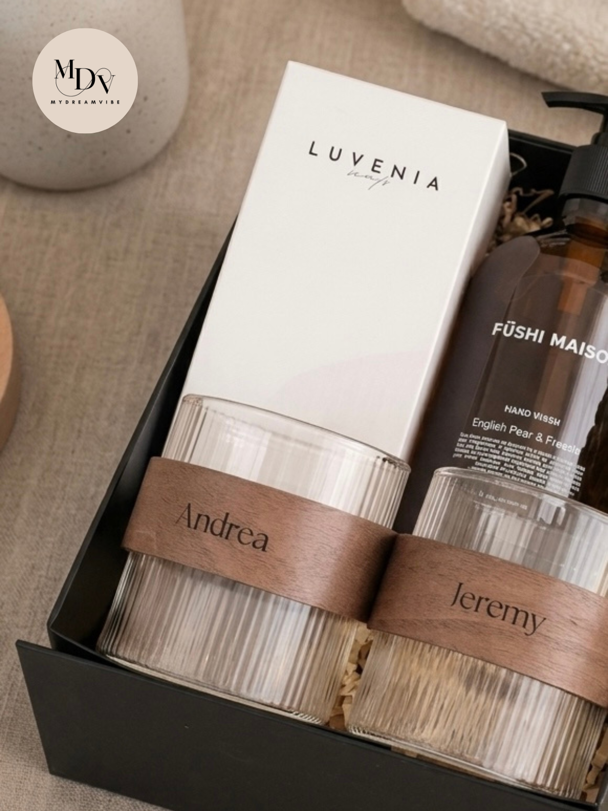 The Welcome Home Luxe Set – Personalised Housewarming Gift (FREE FIXED DATE DELIVERY)
