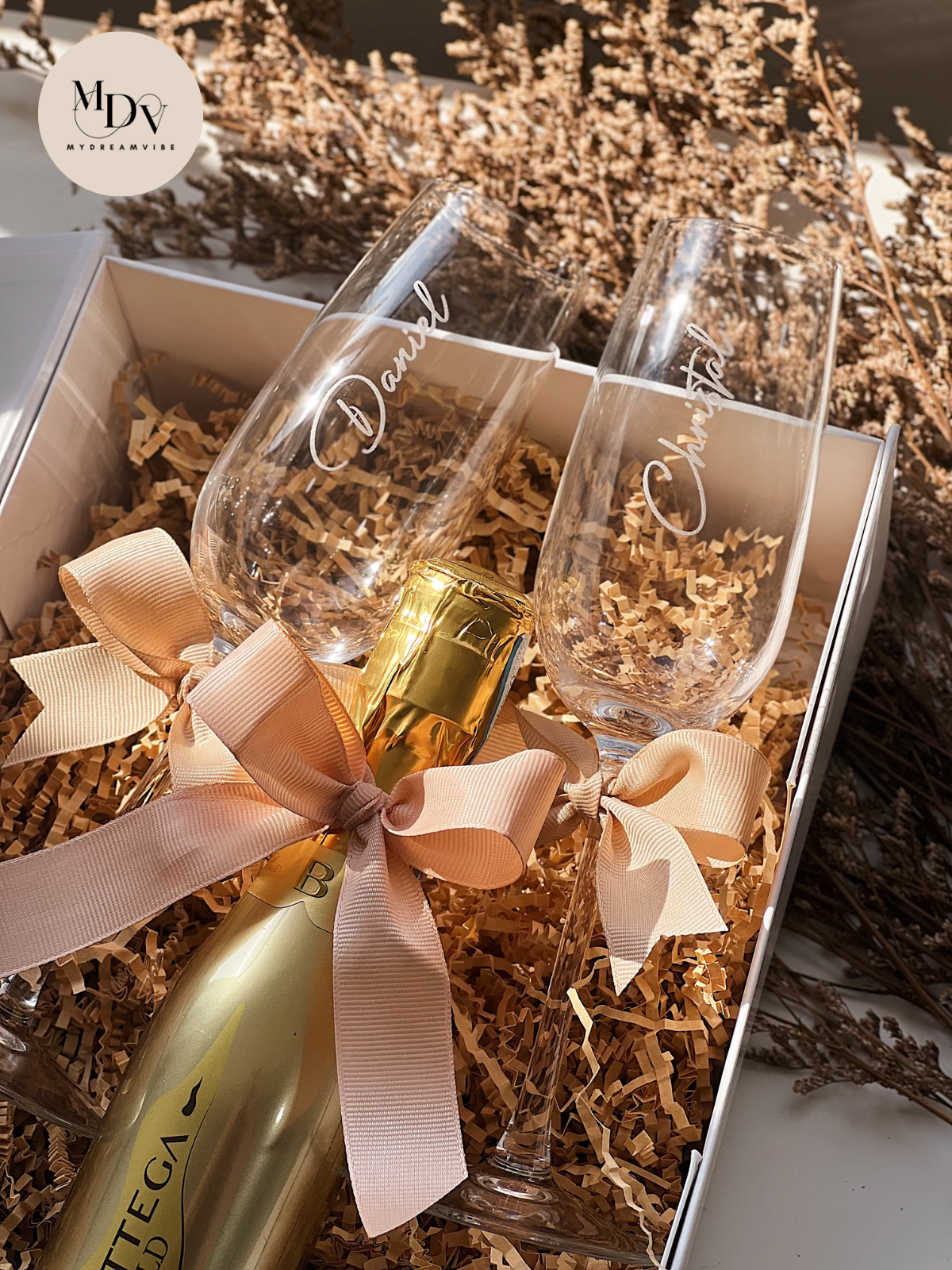 Toast to Forever - Engraved Champagne Glass (Add on Champagne)