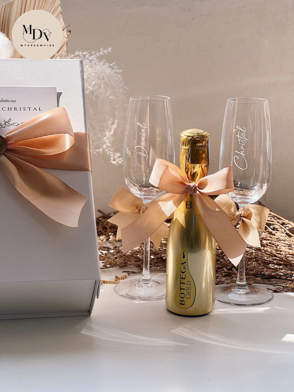 Toast to Forever - Engraved Champagne Glass (Add on Champagne)