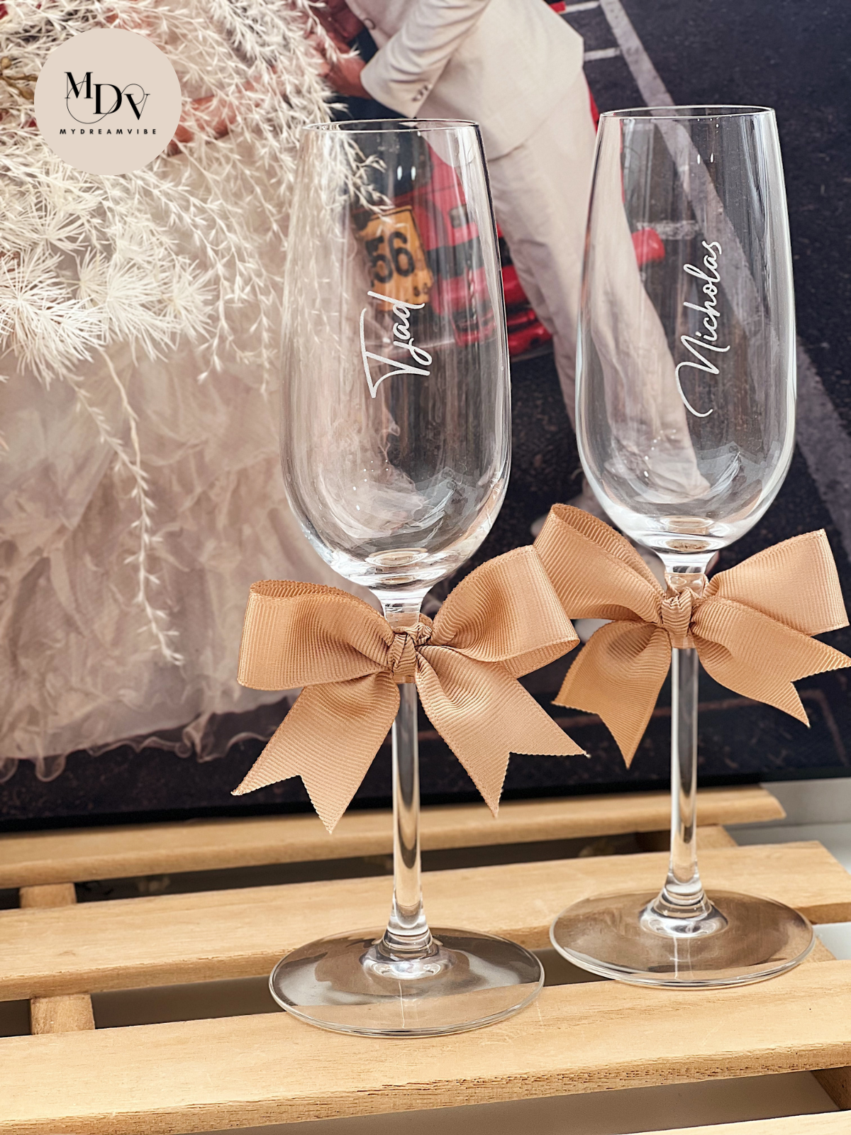 Toast to Forever - Personalised Champagne Glass