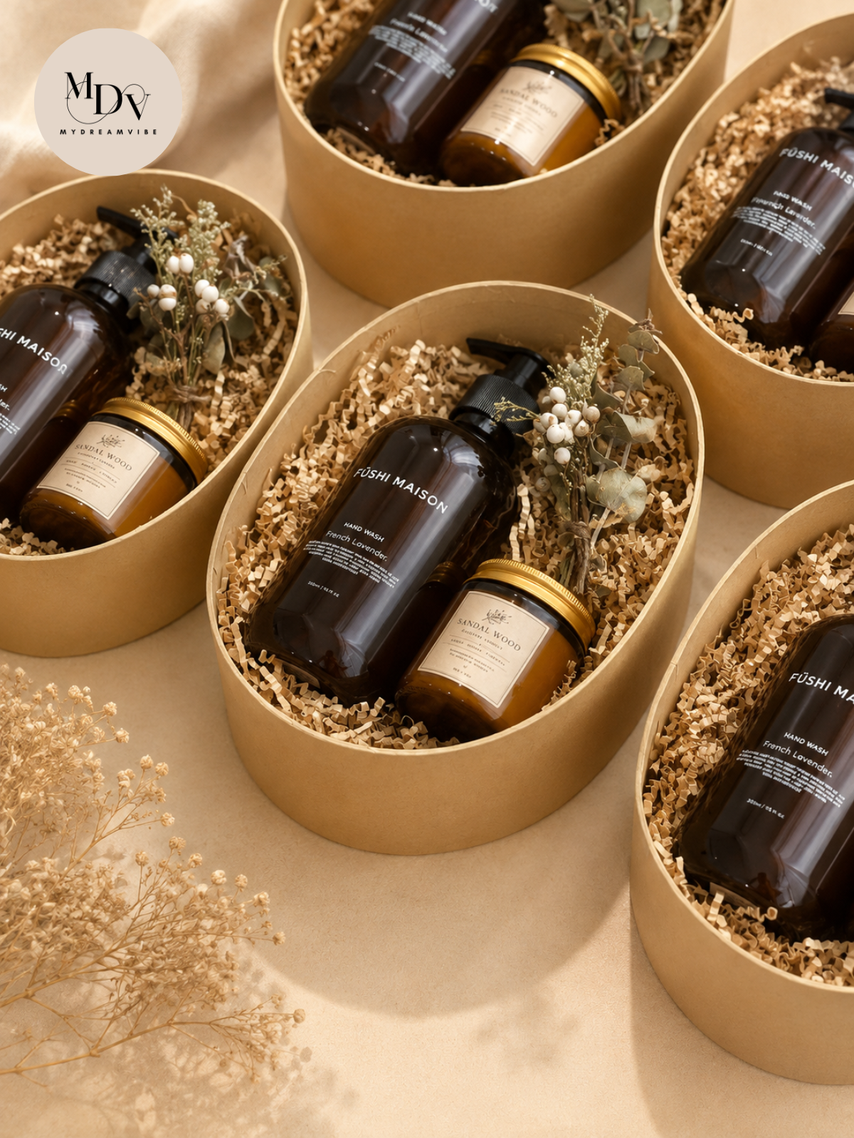 Warm Rituals — Fūshi Maison Hand Wash & Sandalwood Candle Gift Set