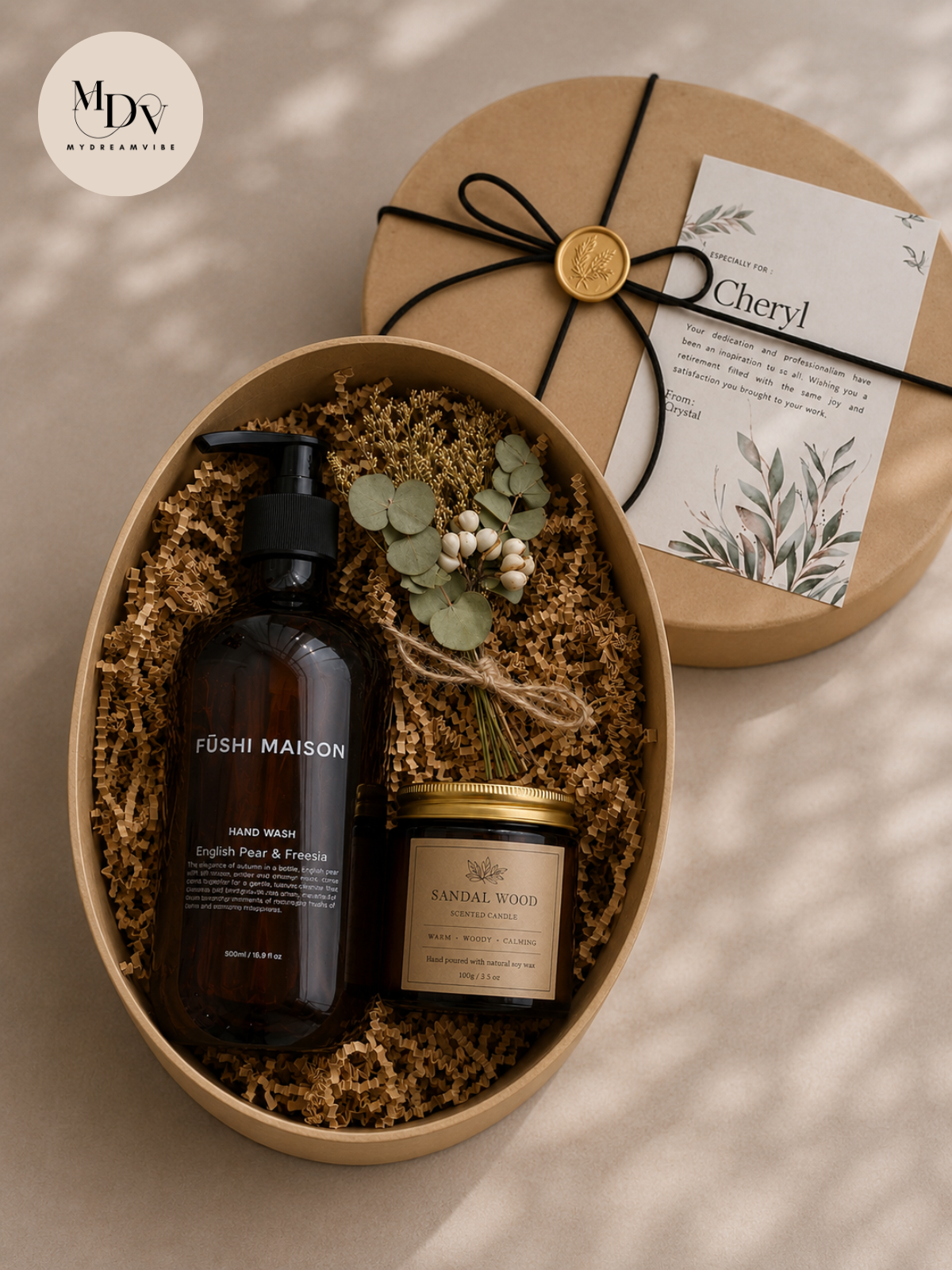Warm Rituals — Fūshi Maison Hand Wash & Sandalwood Candle Gift Set