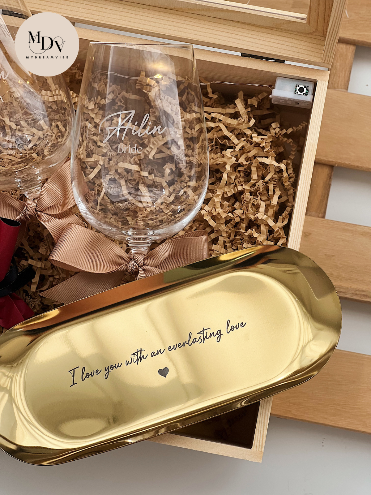 Wedding Gift - Names Etched in Love 