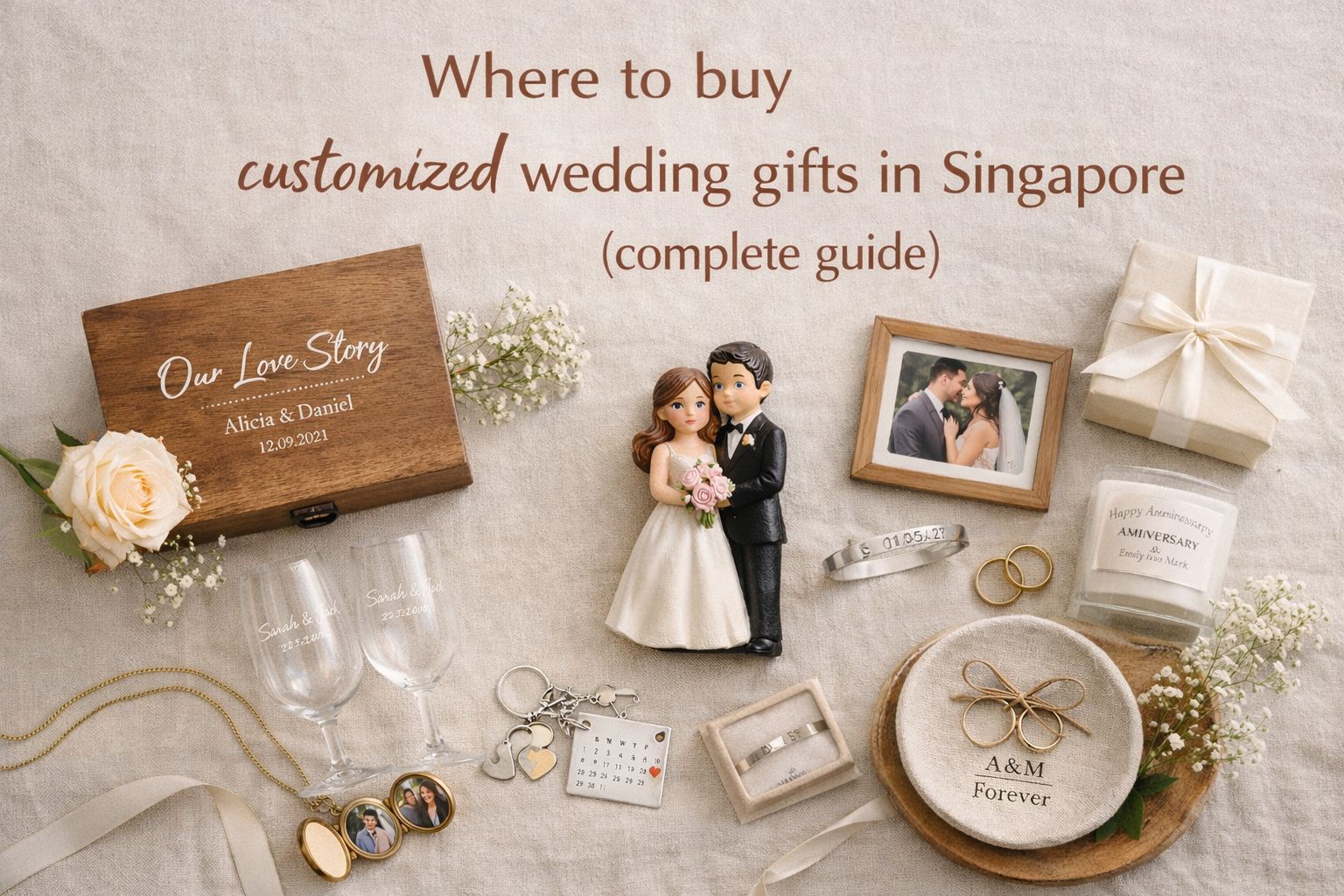 Where to Buy Customised Wedding Gifts in Singapore (Complete Guide)