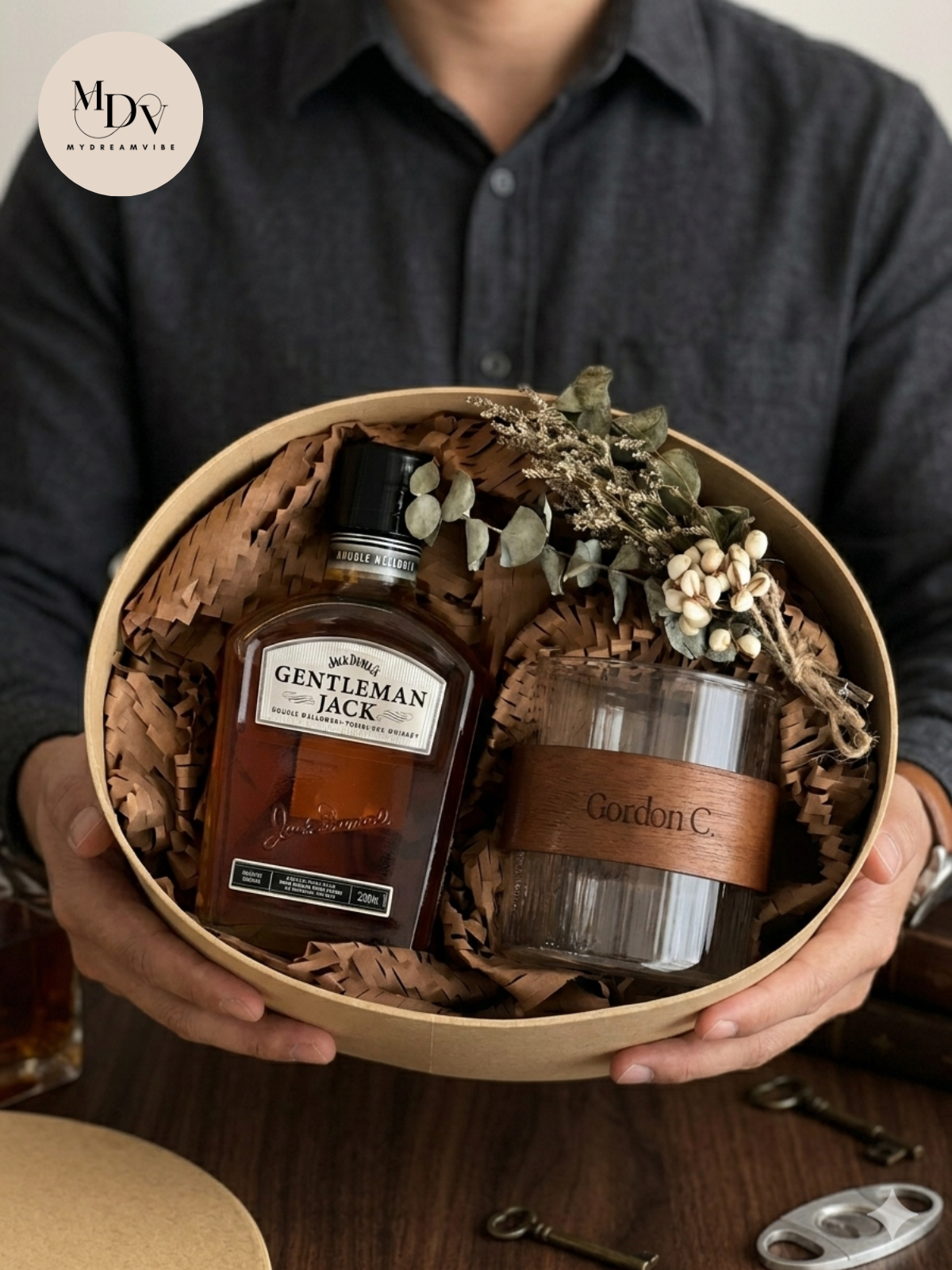 Ultimate Personalised Whiskey Gift Set: Gentleman Jack Edition