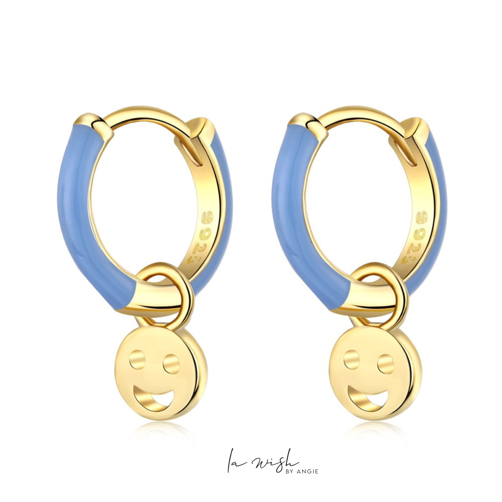 La Wish By Angie Smiley Huggies Earrings