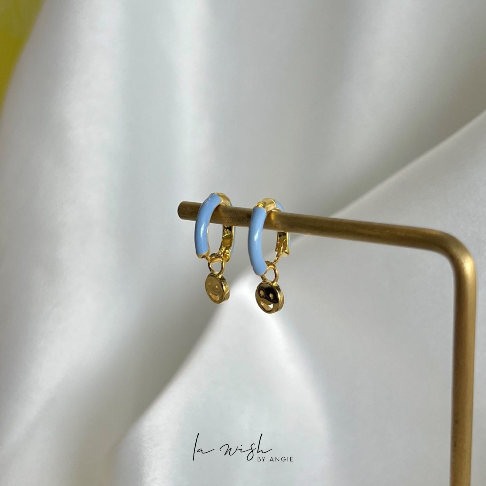La Wish By Angie Smiley Huggies Earrings
