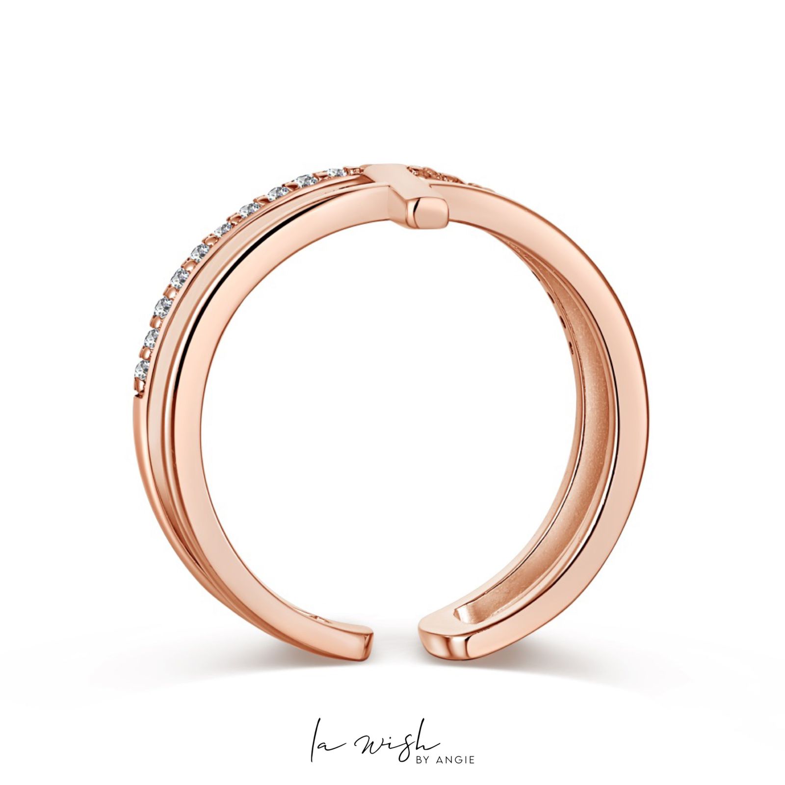 La Wish By Angie Cross My Heart Eternity Ring