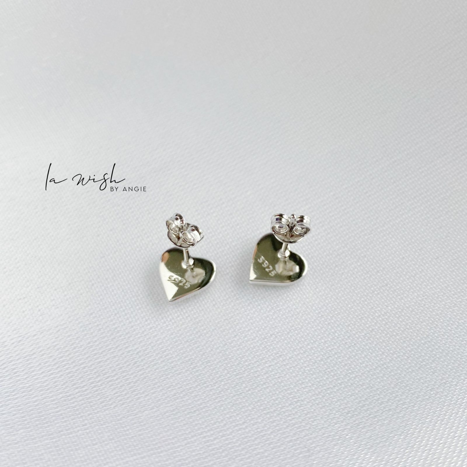 La Wish By Angie Enamel Love Sparkles Earrings