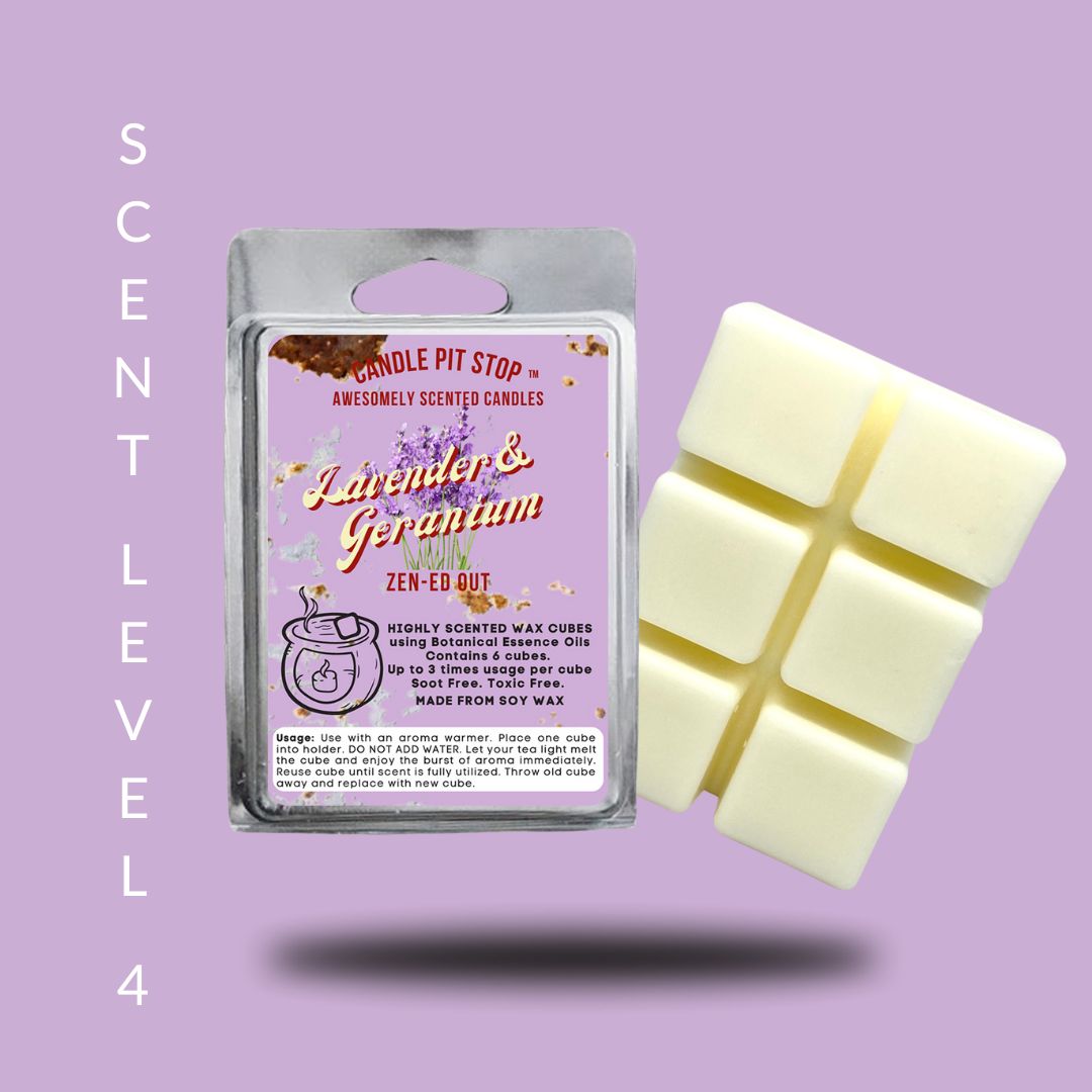"Lavender & Geranium" Wax Cubes
