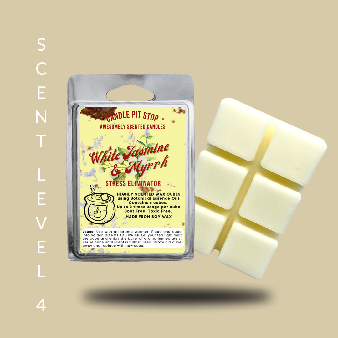 "White Jasmine & Myrrh" Wax Cubes