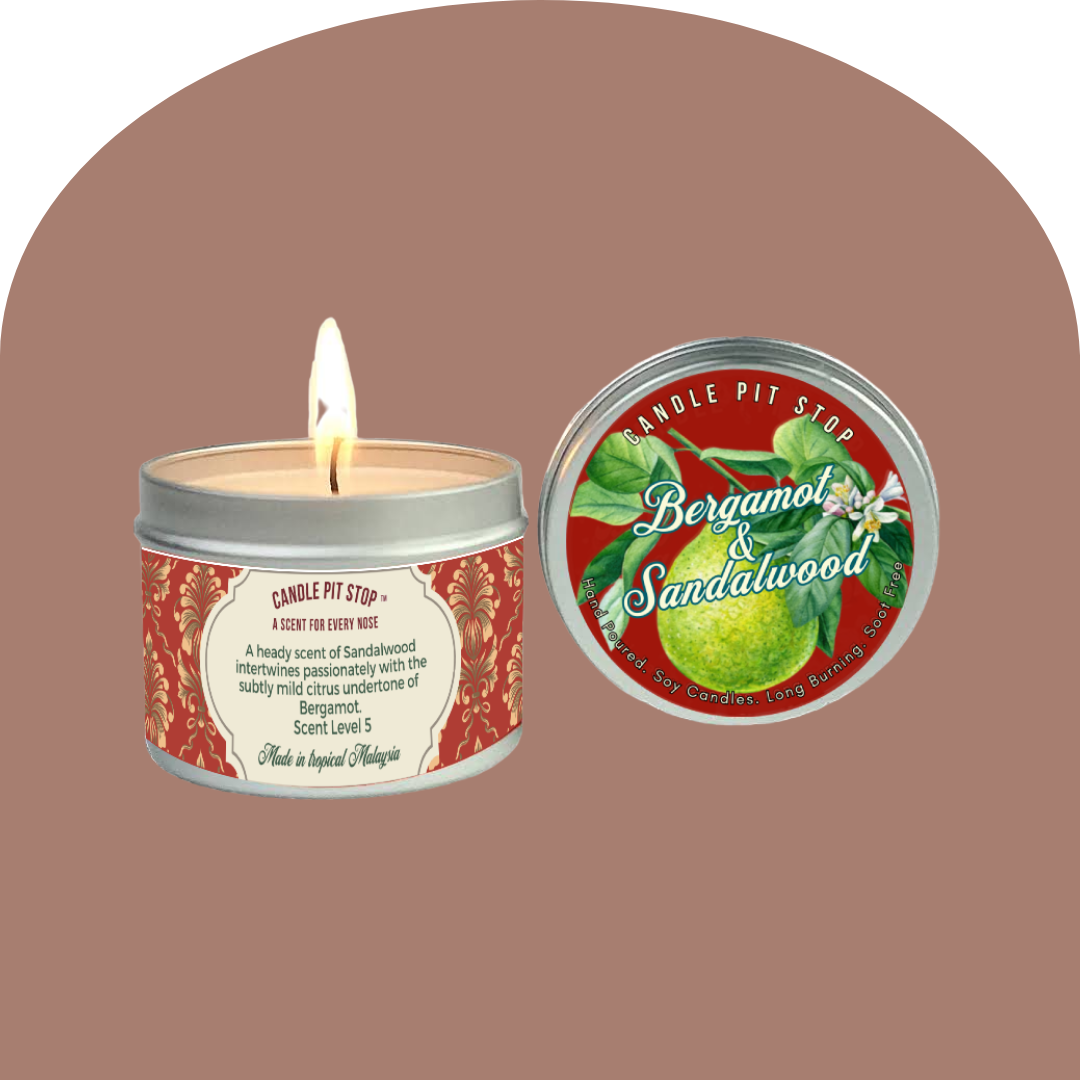 "Bergamot & Sandalwood", 90g