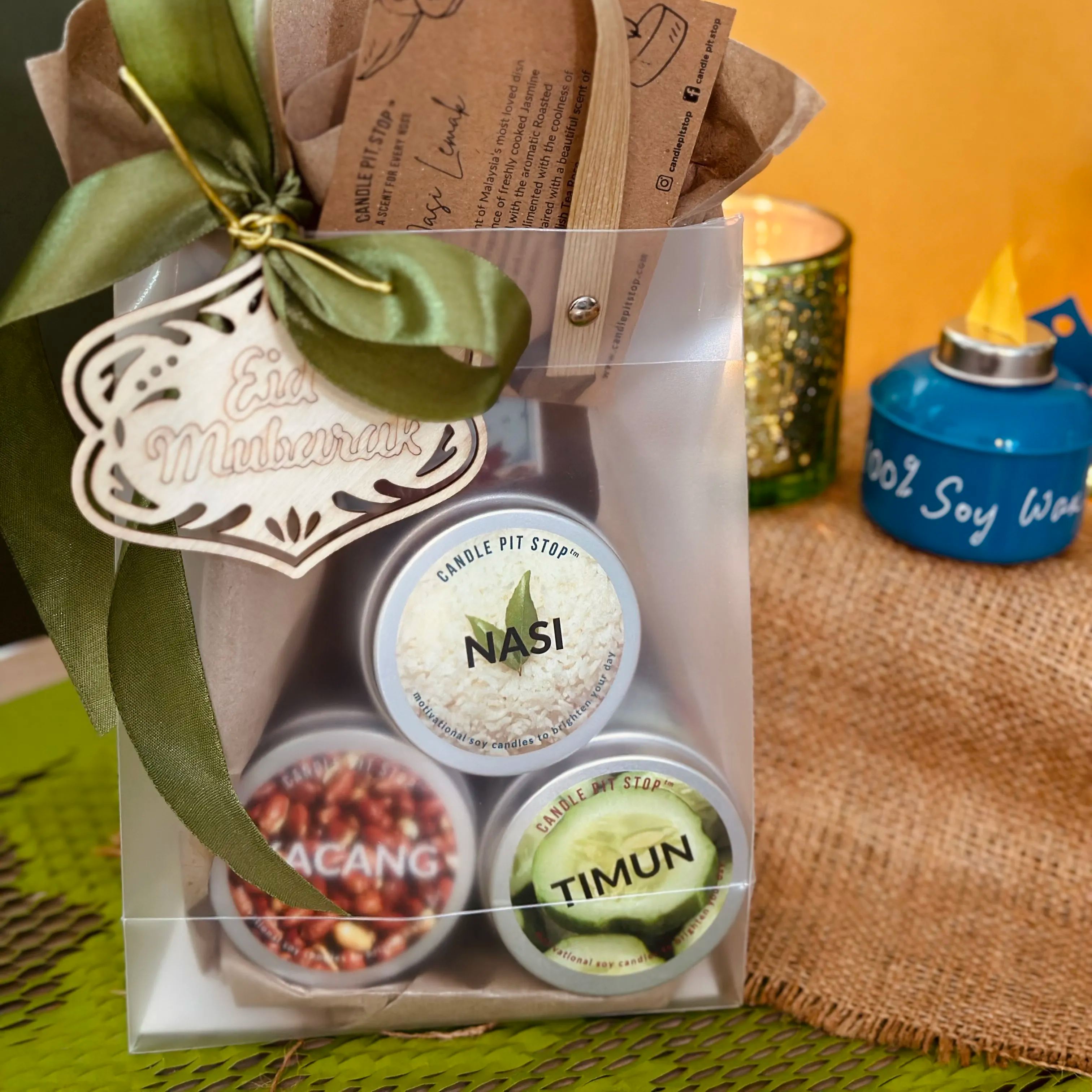 Saloma Gift - Nasi Lemak Collection Soy Wax Candles Gift