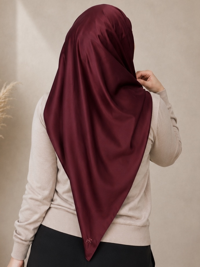 LARA TRI SATIN SHAWL