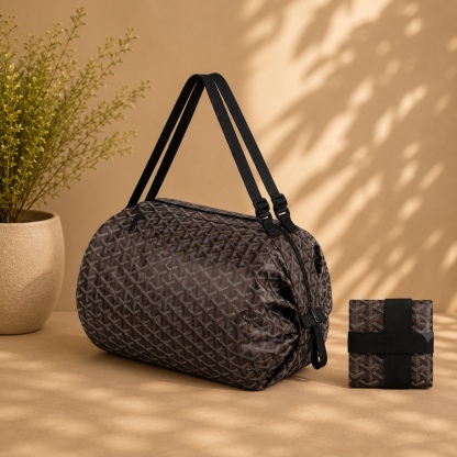 Travel Shopping Bag (With Zip)