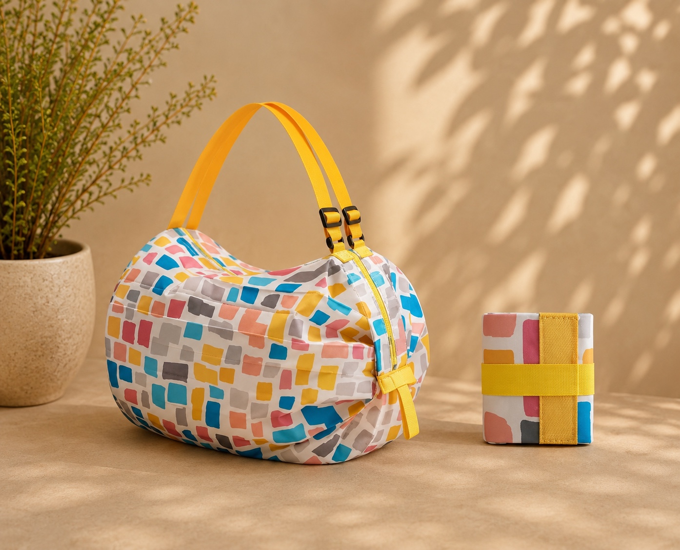 Travel Shopping Bag (With Zip)