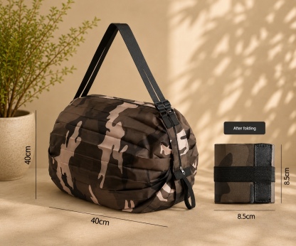 Travel Shopping Bag (With Zip)