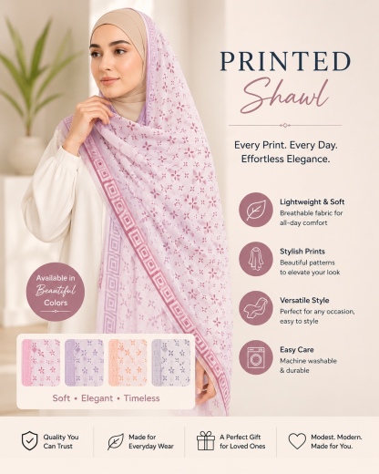 Printed Shawl