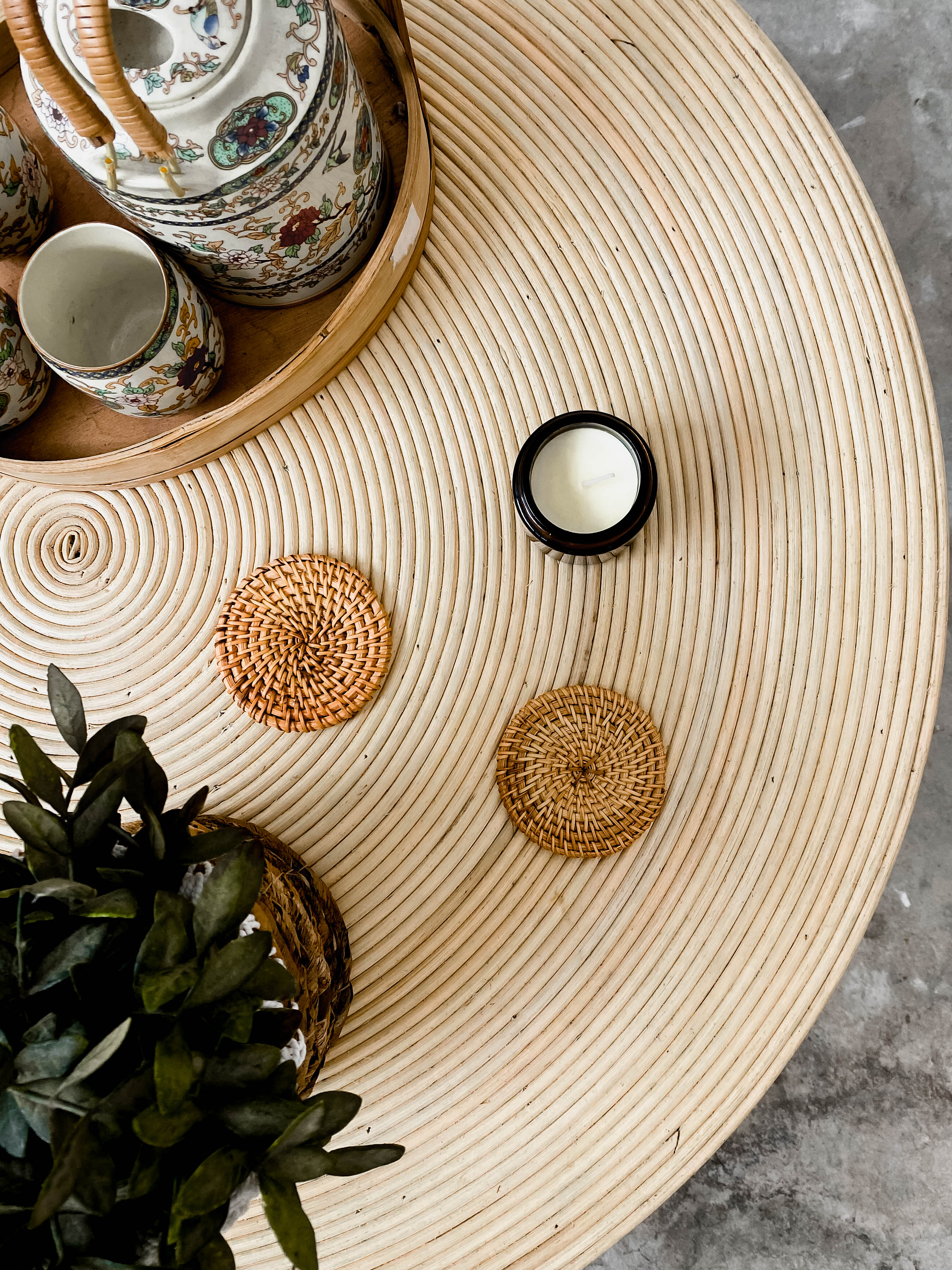 Mindfully Rattan Coffee Table