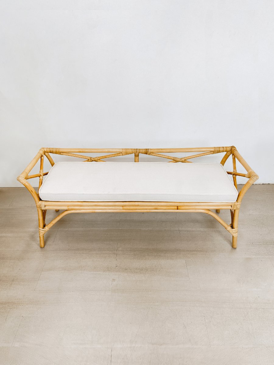 Carlita Rattan Bench