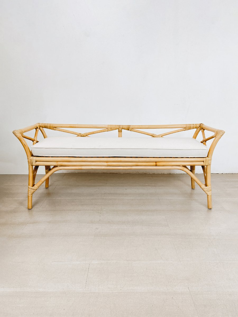 Carlita Rattan Bench