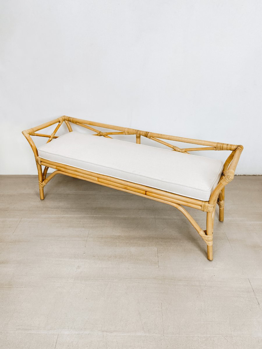 Carlita Rattan Bench