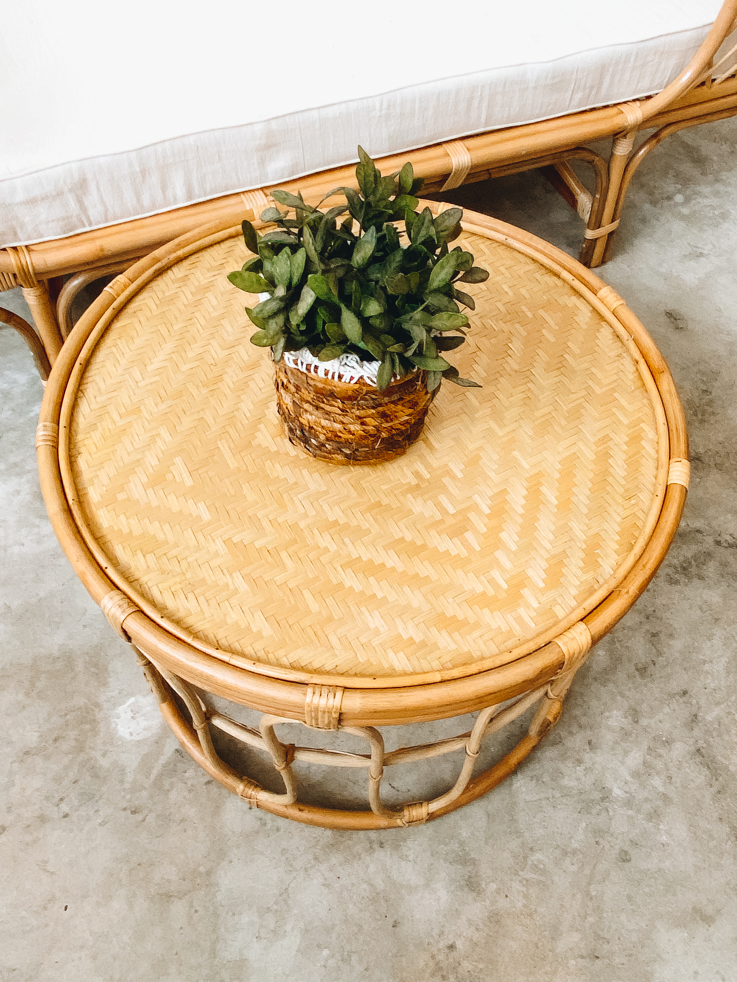Afny Rattan Coffee Table