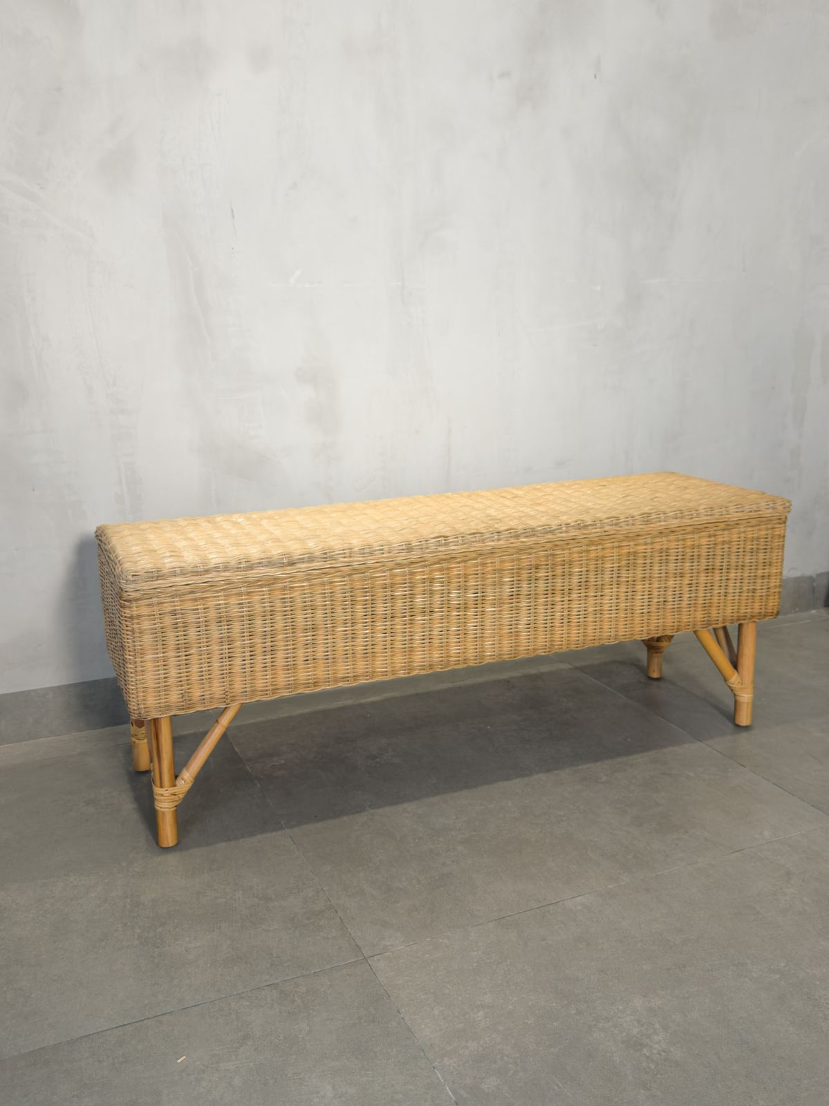 Storange Rattan Bench 