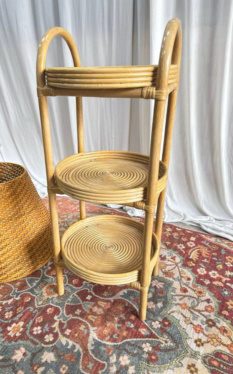 [RENT]  Daria Rattan Storage Rack