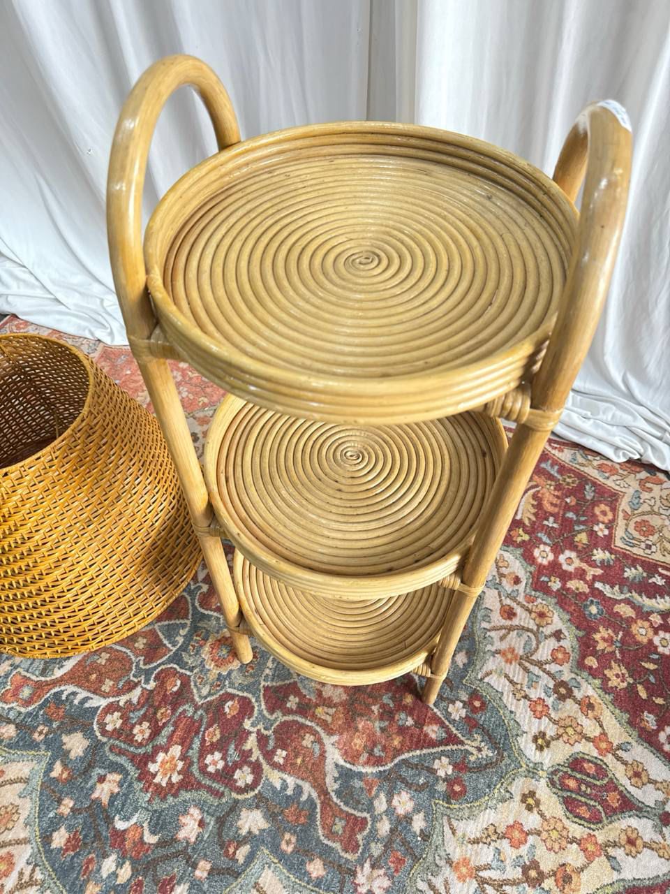 [RENT]  Daria Rattan Storage Rack