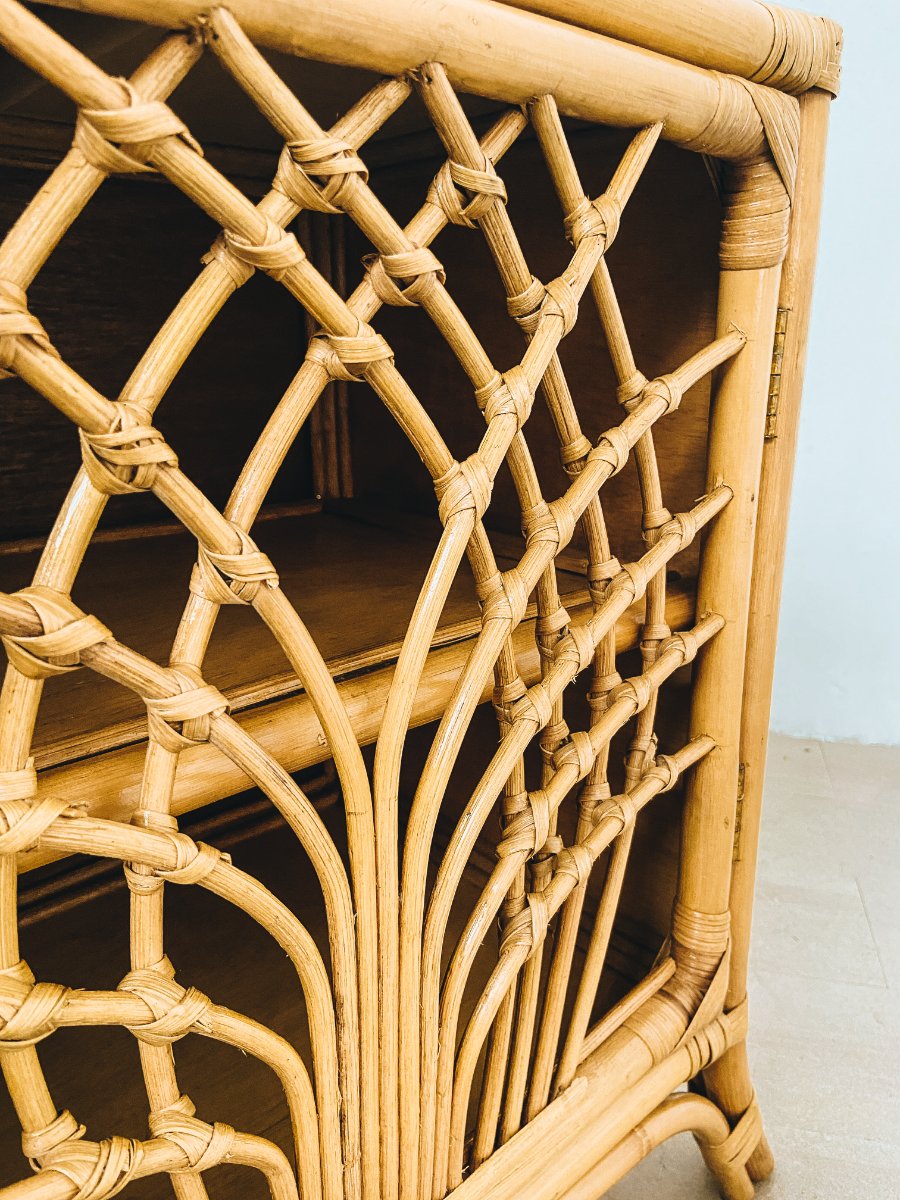 Shena Rattan Side Table