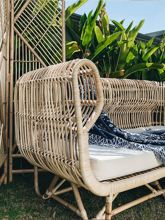 Endang Rattan Daybed / Sofabed