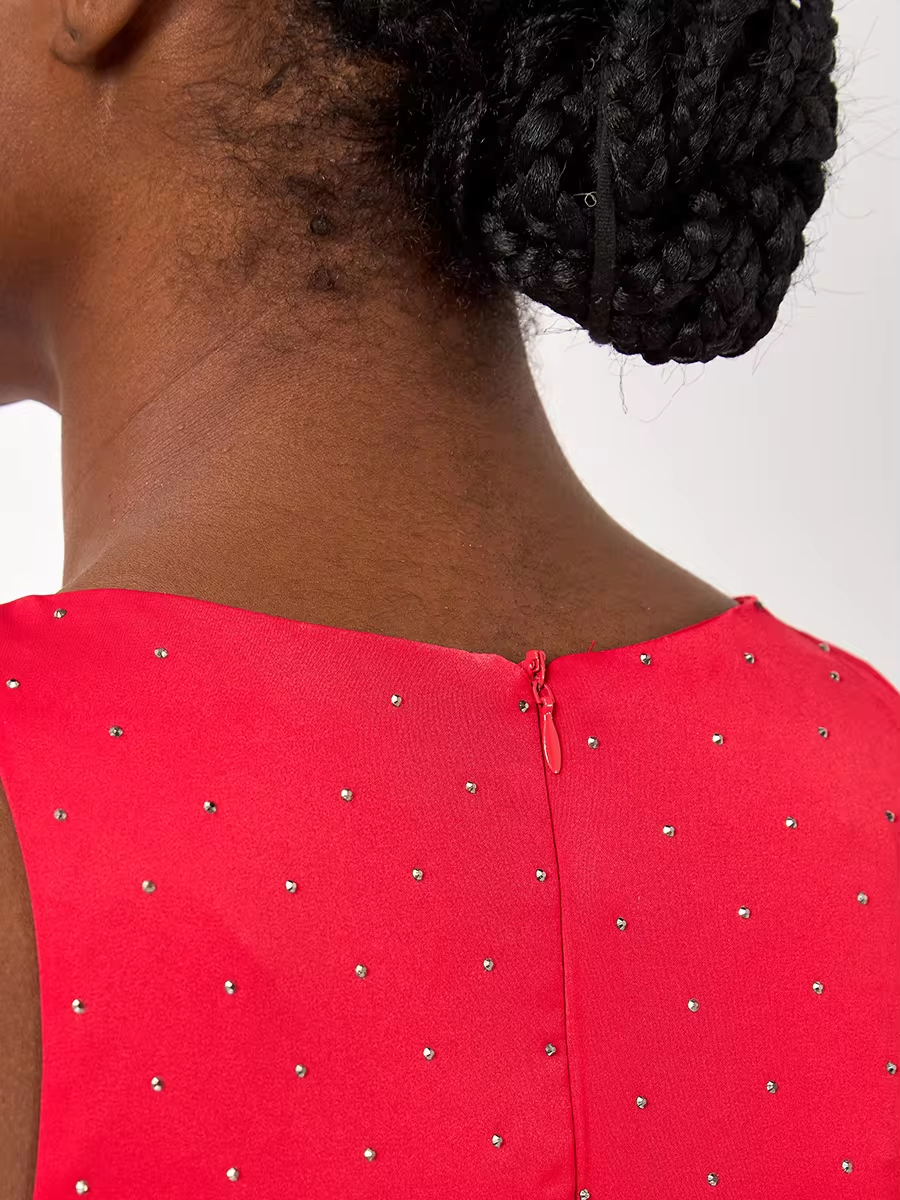 Elegant maxi dress made of Japanese silk worldwide shipping women's apparel