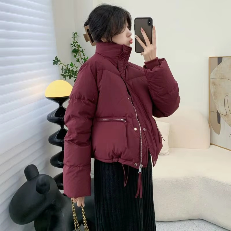 Japanese Cute loose Cotton Coat Women's Winter New Thickened Cotton Coat Ins Winter Bubble Coat Women