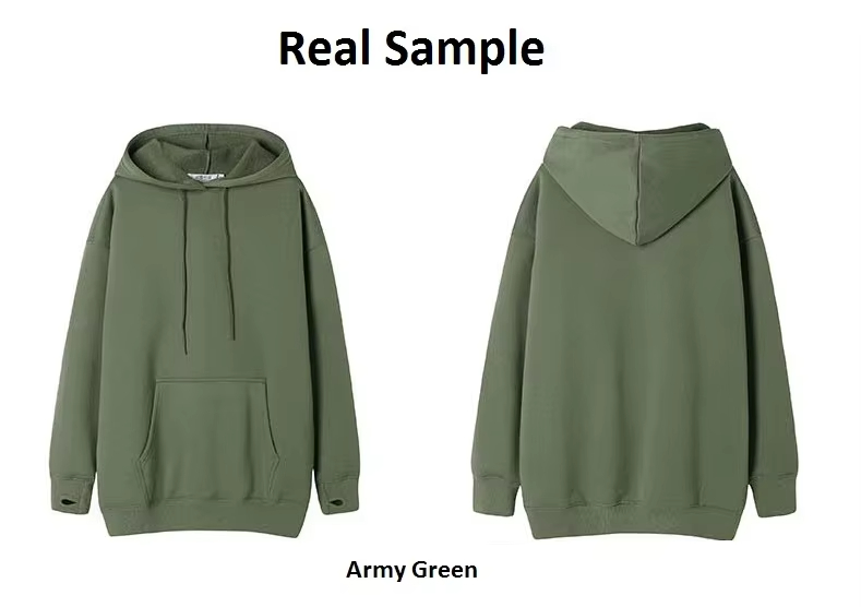 Manufacturer custom high quality women solid cotton oversized hoodie can print logo