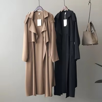 New Fashion High Quality Autumn Winter Korean And Japan Style Woman Trench Long Coats Women For Office Lady