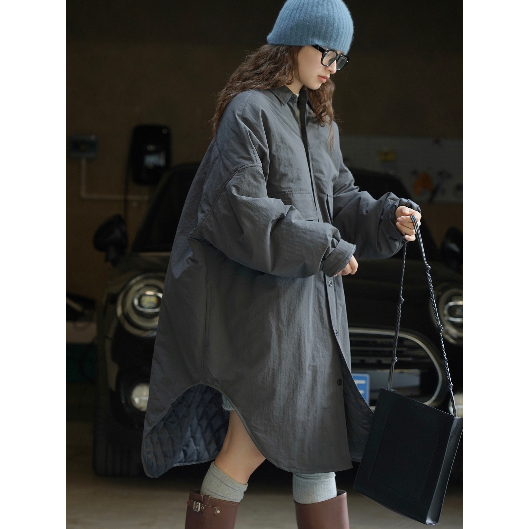 Women's Winter Cotton Jacket New Japanese Street Style Oversized Loose Fit Warm Breathable Single Button Sustainable Design