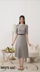 Hot Selling Long Dresses Women Lady Elegant Ladies Clothes Women SUSI A-LINE DRESS Casual Dresses Sustainable Fashion Brand