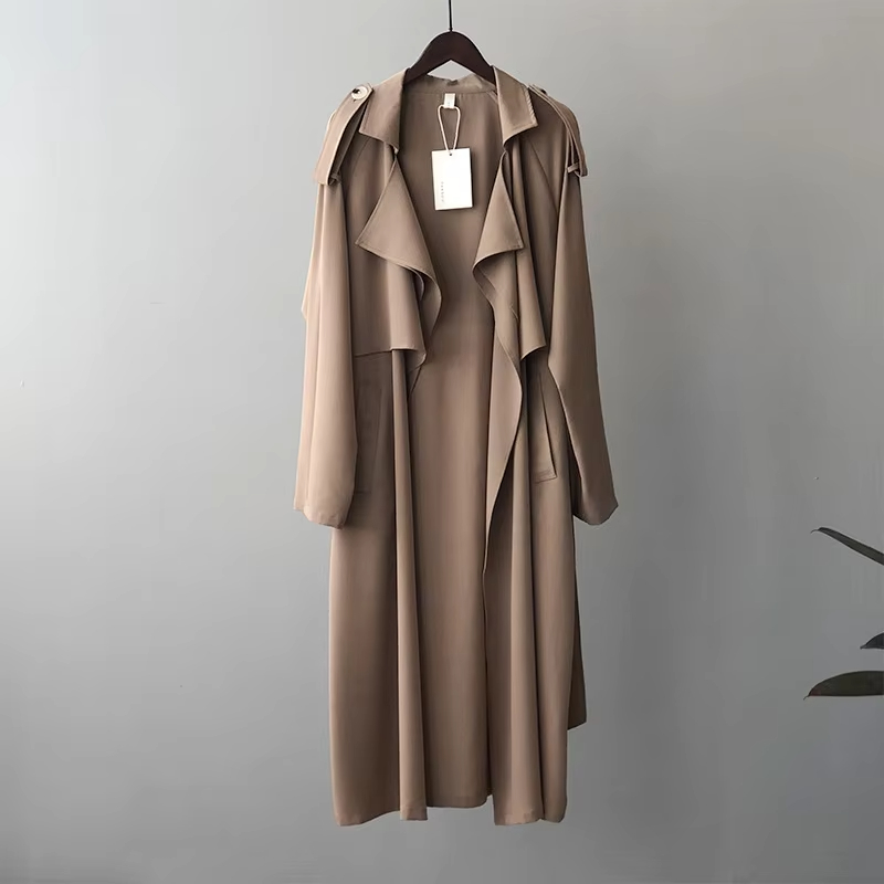 New Fashion High Quality Autumn Winter Korean And Japan Style Woman Trench Long Coats Women For Office Lady