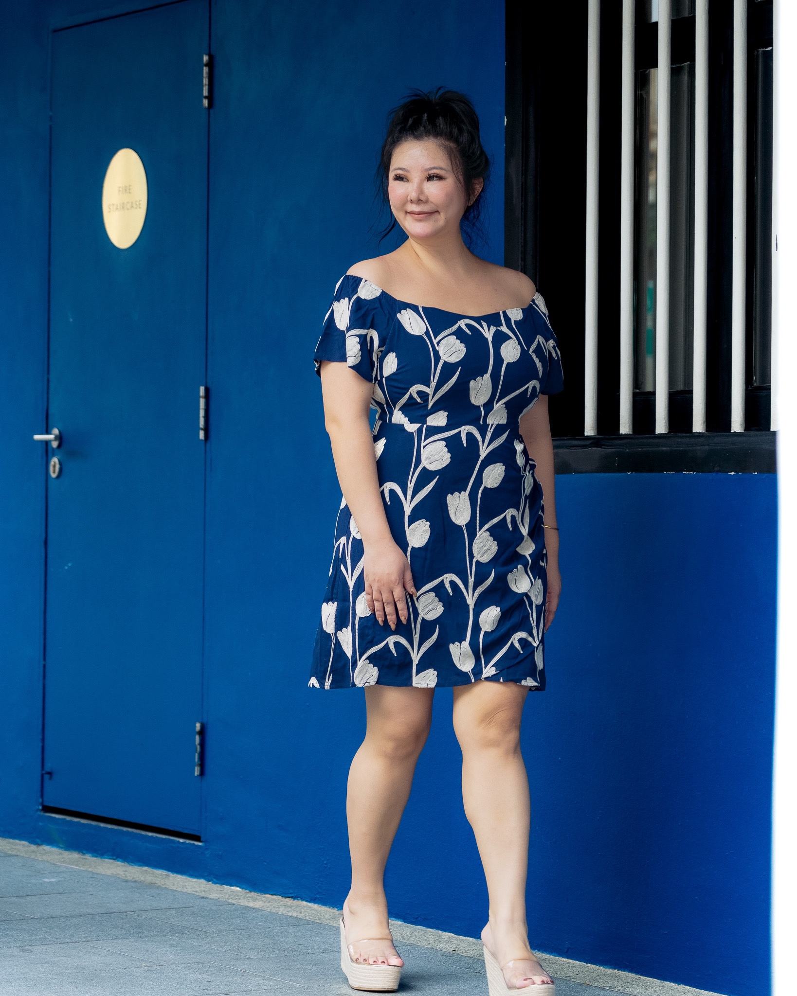ARIEL OFF SHOULDER DRESS