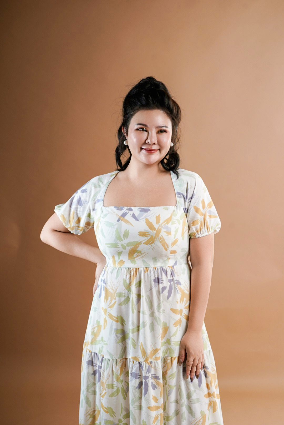 PENNY FLORAL MIDI IN EXTRACT FLORAL
