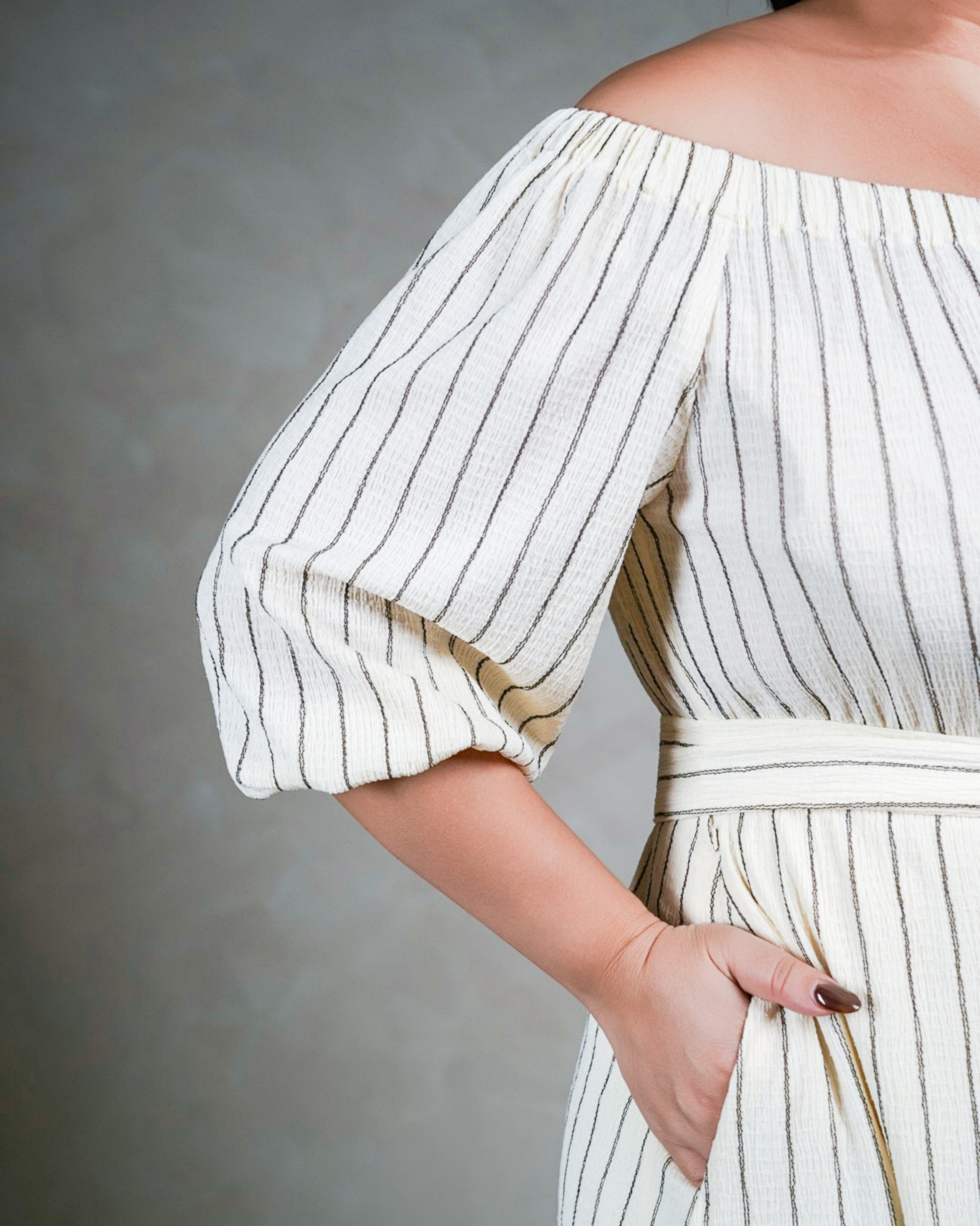 JANSON STRIPE JUMPSUIT