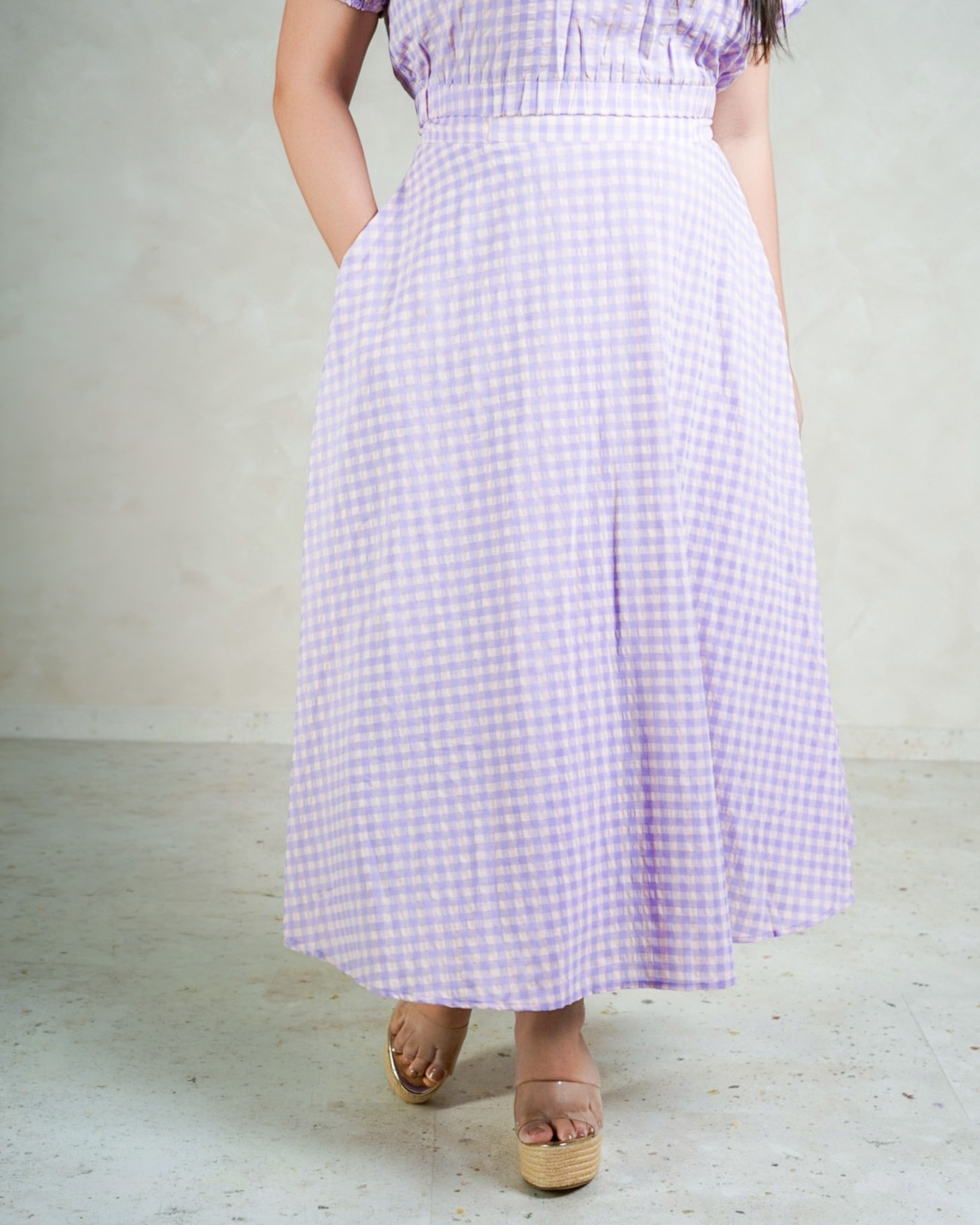 TOBEY CHECKERED CO ORD MIDI