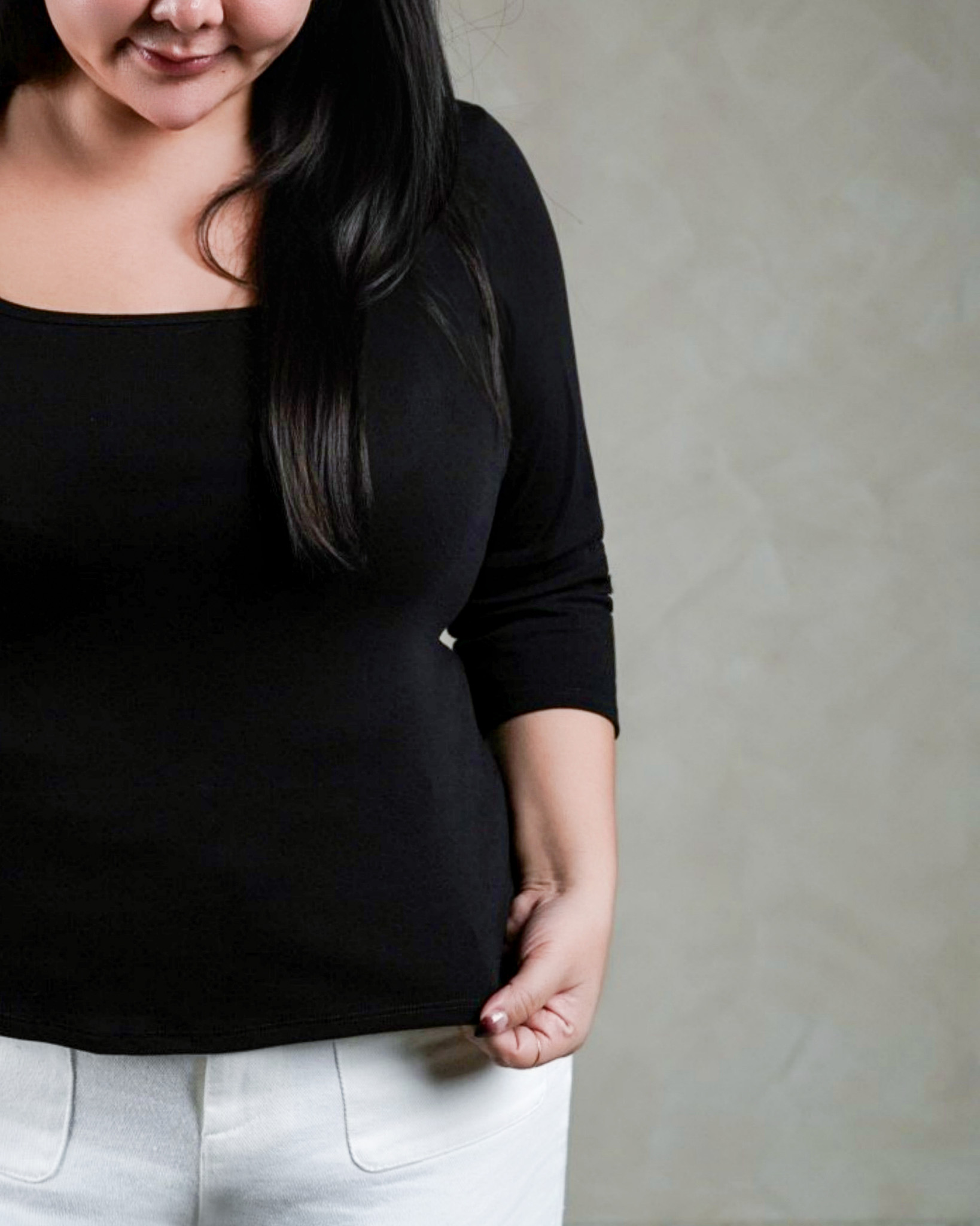 JULIE BASIC BLACK TOP
